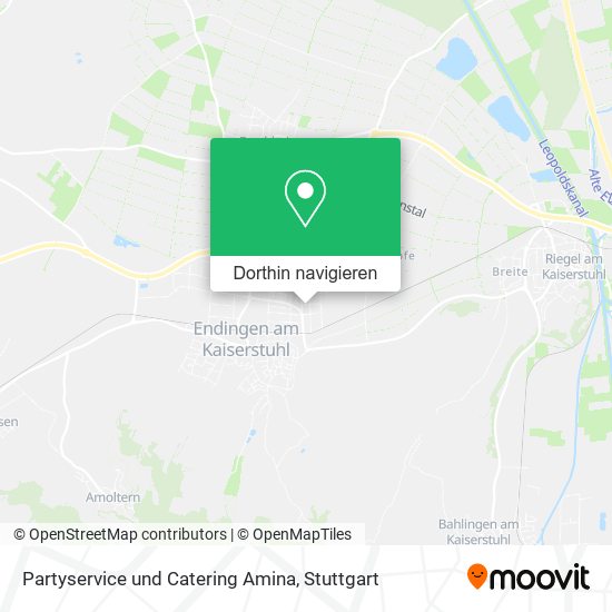 Partyservice und Catering Amina Karte