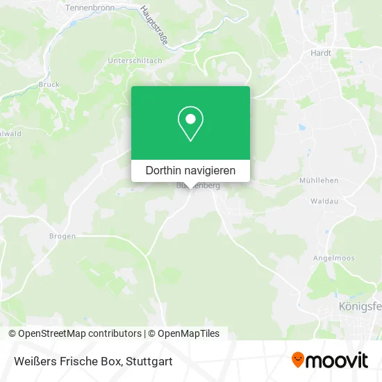 Weißers Frische Box Karte