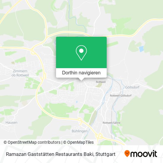 Ramazan Gaststätten Restaurants Baki Karte