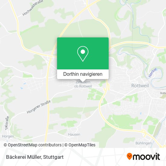 Bäckerei Müller Karte
