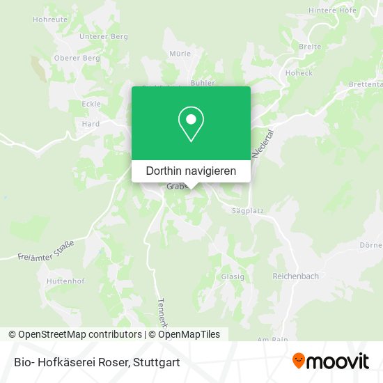 Bio- Hofkäserei Roser Karte