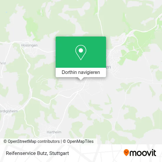 Reifenservice Butz Karte