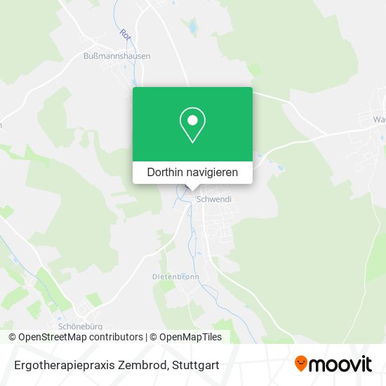 Ergotherapiepraxis Zembrod Karte