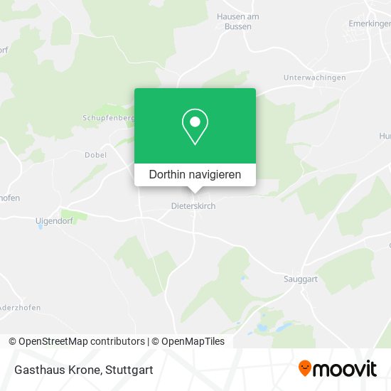 Gasthaus Krone Karte