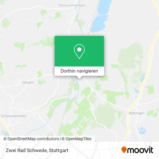 Zwei Rad Schwede Karte