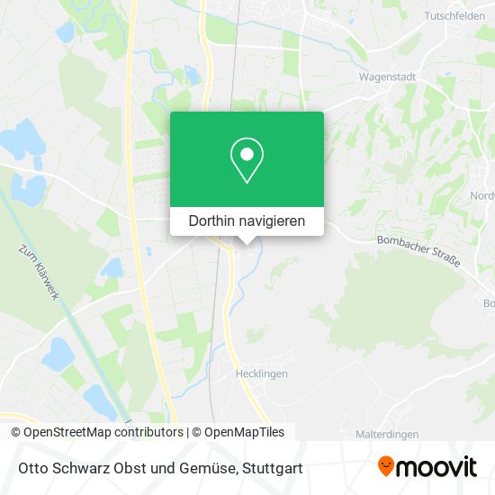 Otto Schwarz Obst und Gemüse Karte