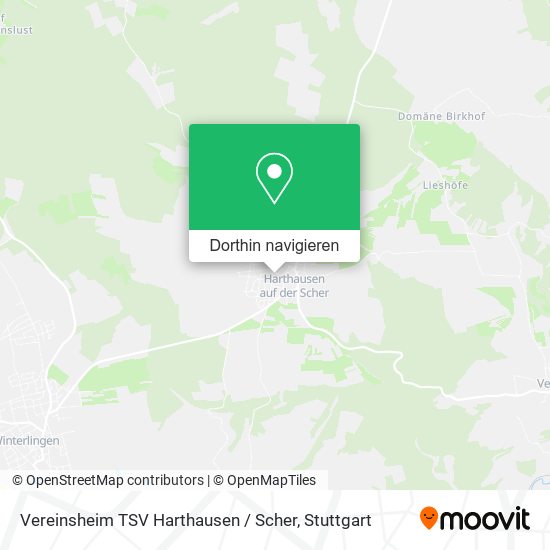 Vereinsheim TSV Harthausen / Scher Karte