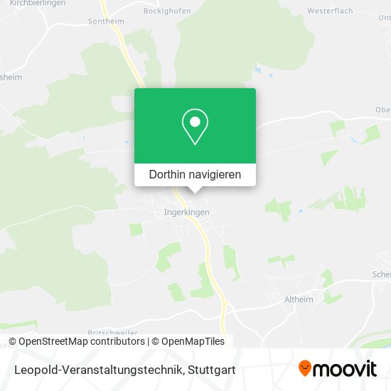 Leopold-Veranstaltungstechnik Karte