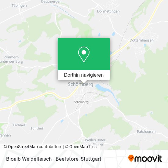 Bioalb Weidefleisch - Beefstore Karte