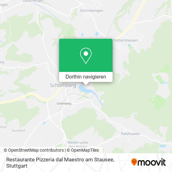 Restaurante Pizzeria dal Maestro am Stausee Karte
