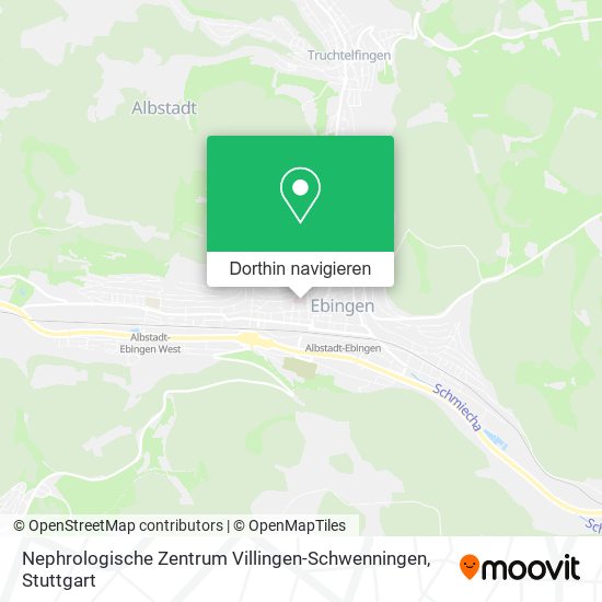 Nephrologische Zentrum Villingen-Schwenningen Karte