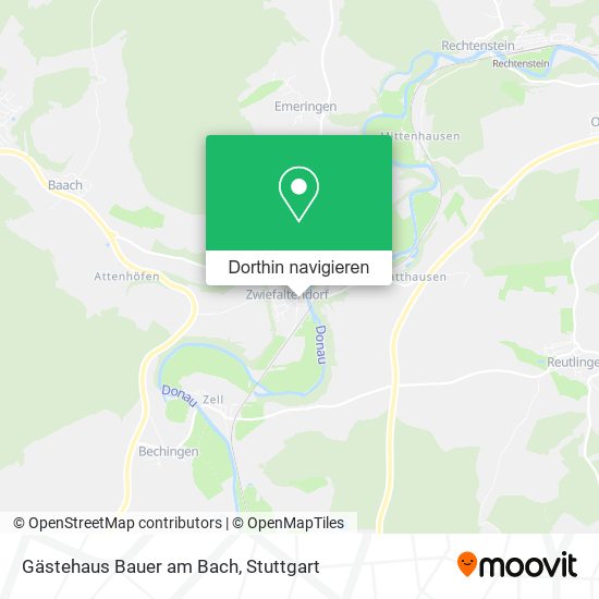 Gästehaus Bauer am Bach Karte