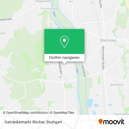 Getränkemarkt Röcker Karte