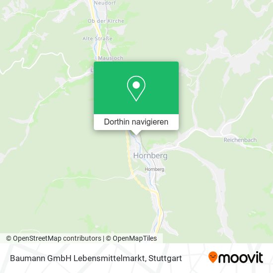 Baumann GmbH Lebensmittelmarkt Karte