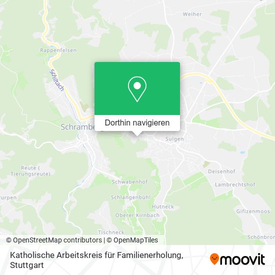 Katholische Arbeitskreis für Familienerholung Karte