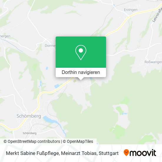 Merkt Sabine Fußpflege, Meinarzt Tobias Karte