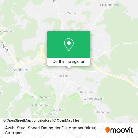 Azubi-Studi-Speed-Dating der Dialogmanufaktur Karte