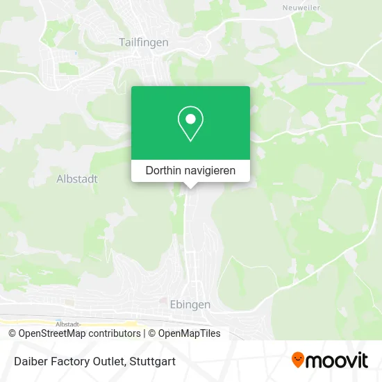 Daiber Factory Outlet Karte