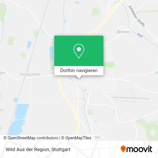 Wild Aus der Region Karte