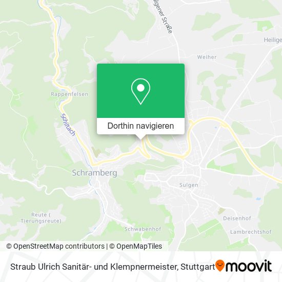 Straub Ulrich Sanitär- und Klempnermeister Karte