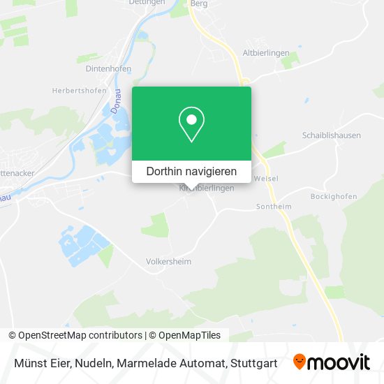 Münst Eier, Nudeln, Marmelade Automat Karte