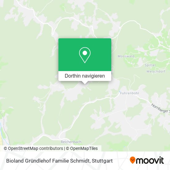 Bioland Gründlehof Familie Schmidt Karte