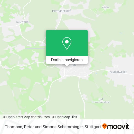 Thomann, Peter und Simone Schemminger Karte