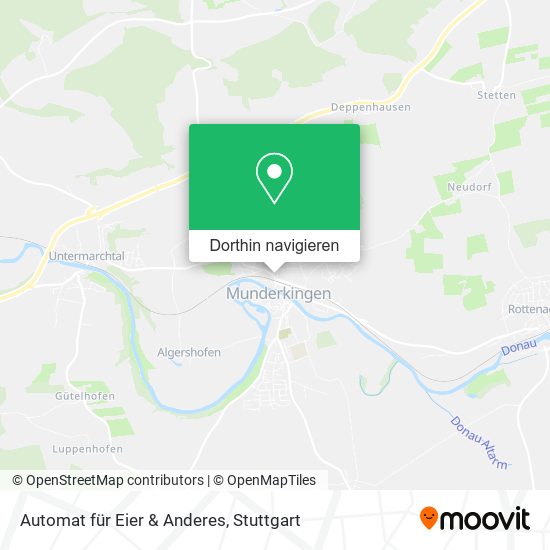 Automat für Eier & Anderes Karte