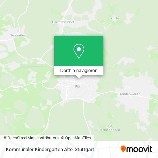 Kommunaler Kindergarten Alte Karte