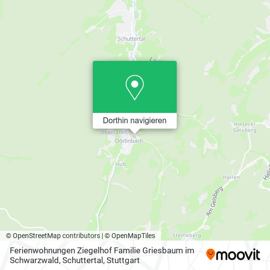 Ferienwohnungen Ziegelhof Familie Griesbaum im Schwarzwald, Schuttertal Karte