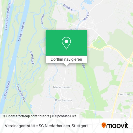 Vereinsgaststätte SC Niederhausen Karte