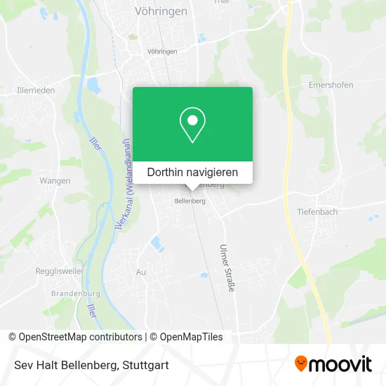 Sev Halt Bellenberg Karte