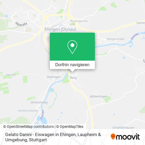 Gelato Danini - Eiswagen in Ehingen, Laupheim & Umgebung Karte