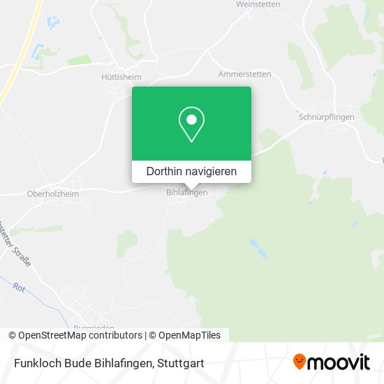 Funkloch Bude Bihlafingen Karte