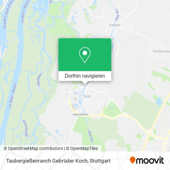 Taubergießenranch Gebrüder Koch Karte