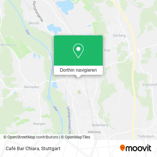 Café Bar Chiara Karte