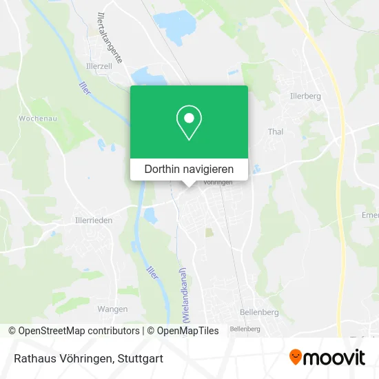 Rathaus Vöhringen Karte