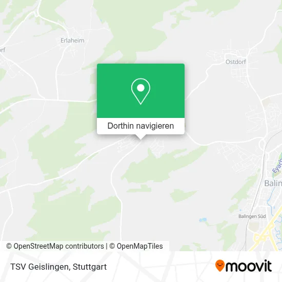 TSV Geislingen Karte