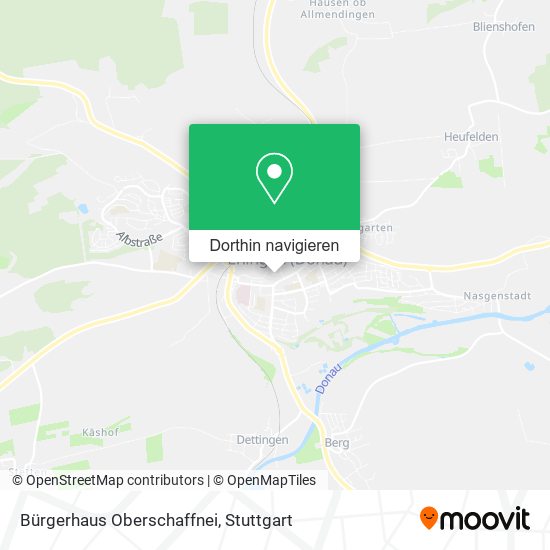 Bürgerhaus Oberschaffnei Karte