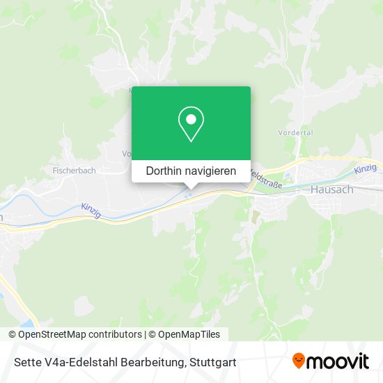 Sette V4a-Edelstahl Bearbeitung Karte