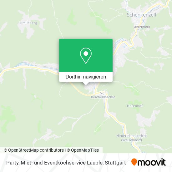 Party, Miet- und Eventkochservice Lauble Karte