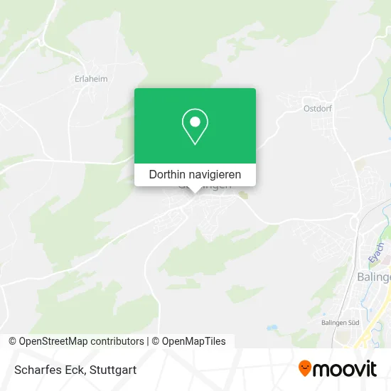 Scharfes Eck Karte