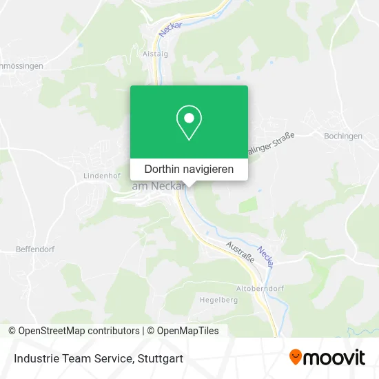 Industrie Team Service Karte