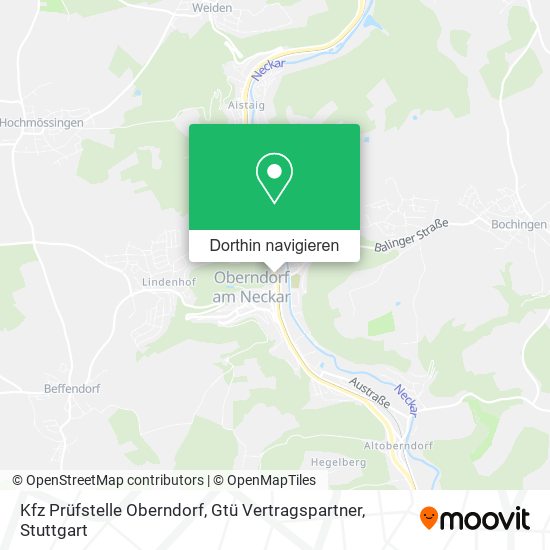 Kfz Prüfstelle Oberndorf, Gtü Vertragspartner Karte