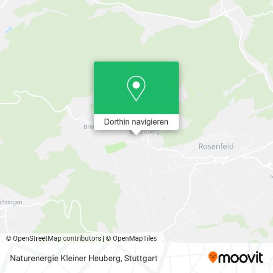 Naturenergie Kleiner Heuberg Karte