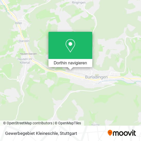 Gewerbegebiet Kleineschle Karte