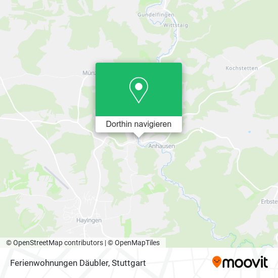 Ferienwohnungen Däubler Karte