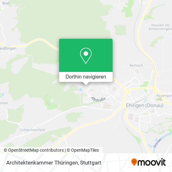Architektenkammer Thüringen Karte