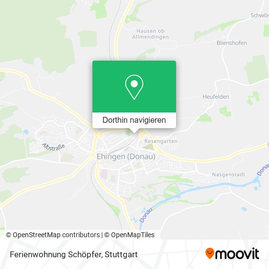 Ferienwohnung Schöpfer Karte