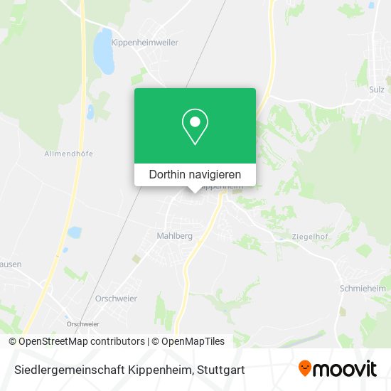 Siedlergemeinschaft Kippenheim Karte